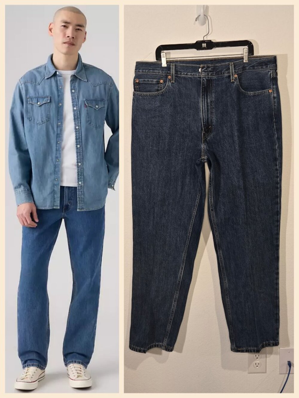 Levi's 550 Reaxed Jeans 40X32 Gently Used
